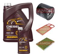 Kamoka Controllo Set mannol Diesel Tdi 5W-30 6L per Seat Altea Ibiza II 1.4i