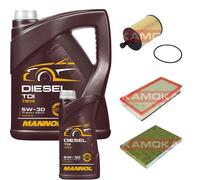 Kamoka Controllo Set mannol Diesel Tdi 5W-30 6L per Seat Altea Toledo II 2.3