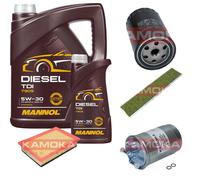 Kamoka Controllo Set mannol Diesel Tdi 5W-30 6L per VW Di Sharan