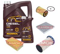 KAMOKA Controllo Set MANNOL Diesel TDI 5W-30 6L Per VW Touran 2.0