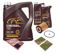 KAMOKA Controllo Set MANNOL Diesel TDI 5W-30 7L Per Mercedes-Benz S-Klasse