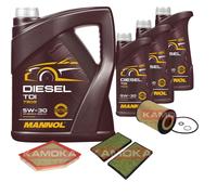 Kamoka Controllo Set mannol Diesel Tdi 5W-30 8L per BMW 6er Cabriolet 650i