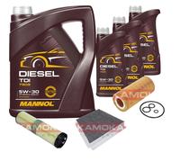 KAMOKA Controllo Set MANNOL Diesel TDI 5W-30 8L Per Mercedes-Benz E-Klasse