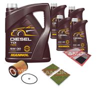 KAMOKA Controllo Set MANNOL Diesel TDI 5W-30 9L Per Mercedes-Benz S-Klasse