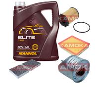 Kamoka Controllo Set mannol Elite 5W-40 5L Adatto A per Peugeot 208
