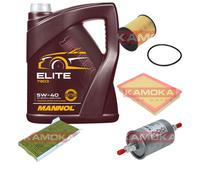 KAMOKA Controllo Set MANNOL Elite 5W-40 5L Adatto Per Opel Corsa C 1.8