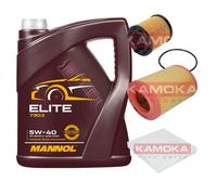 Kamoka Controllo Set mannol Elite 5W-40 5L per Alfa Romeo Spider 2.2 JTS