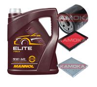 KAMOKA Controllo Set MANNOL Elite 5W-40 5L Per Nissan Micra IV 1.2 Note