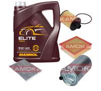 KAMOKA Controllo set MANNOL Elite 5W-40 5L per Opel Corsa D 1.3 CDTi