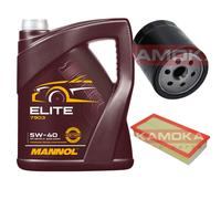 KAMOKA Controllo Set MANNOL Elite 5W-40 5L per Peugeot 807 2.2 HDi 2.0 406