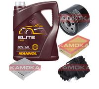 KAMOKA Controllo Set MANNOL Elite 5W-40 5L Per Renault Modus/Grand 1.5 DCI