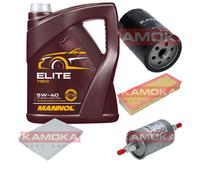 Kamoka Controllo Set mannol Elite 5W-40 5L per Seat Ibiza II 1.8 T. 20V