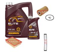 Kamoka Controllo Set mannol Elite 5W-40 6L Adatto Per per BMW 3er