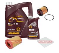 Kamoka Controllo Set mannol Elite 5W-40 6L per Alfa Romeo Spider 2.2 JTS
