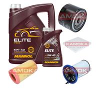 KAMOKA Controllo set MANNOL Elite 5W-40 6L per Fiat Ducato Box 120