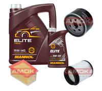 KAMOKA Controllo Set MANNOL Elite 5W-40 6L Per Nissan Kubistar Kasten 1.6