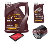 KAMOKA Controllo Set MANNOL Elite 5W-40 6L Per Nissan Micra IV 1.2 Note