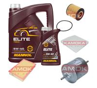 KAMOKA Controllo set MANNOL Elite 5W-40 6L per Volvo V70 II 2.4 2.5 T S60 Io