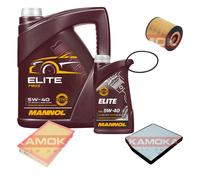 KAMOKA Controllo set MANNOL Elite 5W-40 6L per Volvo V70 II 2.4 2.5 T S60 Io