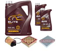 KAMOKA Controllo Set MANNOL Elite 5W-40 7L Adatto Per Opel Meriva B