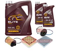 KAMOKA Controllo Set MANNOL Elite 5W-40 7L Adatto Per Opel Meriva B
