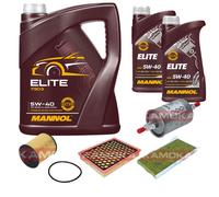 Kamoka Controllo Set mannol Elite 5W-40 7L per Opel Vectra C Roulotte