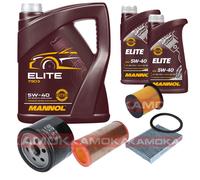 KAMOKA Controllo Set MANNOL Elite 5W-40 7L Per Renault Megane I 1.9 DTI