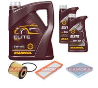 KAMOKA Controllo Set MANNOL Elite 5W-40 7L Per Smart Fortwo Coupe 0.8 CDI