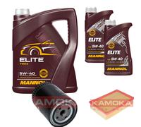 Kamoka Controllo Set mannol Elite 5W-40 7L per VW Caddy II Scatola 1.9 Doppie