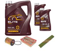 KAMOKA Controllo Set MANNOL Elite 5W-40 7L Per VW Sharan 2.8 VR6 Ford Galaxy