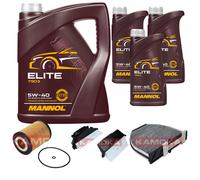 KAMOKA Controllo Set MANNOL Elite 5W-40 8L Per Mercedes-Benz GLK-Klasse 350