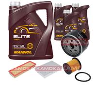 KAMOKA Controllo Set MANNOL Elite 5W-40 8L Per Renault Megane I Grandtour