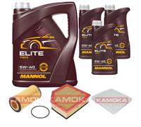 KAMOKA Controllo Set MANNOL Elite 5W-40 8L Per Volvo V70 II 2.4 D5 XC70