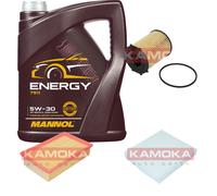Kamoka Controllo Set mannol Energia 5W-30 5L per Ford di Messa II 1.6