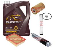 Kamoka Controllo Set mannol Energia 5W-30 5L per Scarico BMW 3er 318i