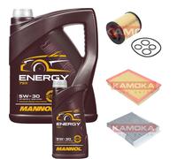 Kamoka Controllo Set mannol Energia 5W-30 6L Adatto A per IN Legno Opel Meriva