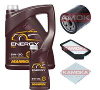 Kamoka Controllo Set mannol Energia 5W-30 6L per Kia Rio (III) 1.25 CVVT