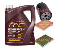 Kamoka Controllo Set mannol Energia Ultr JP 5W-20 5L per Ford Fusione
