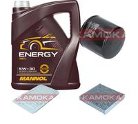KAMOKA Controllo Set MANNOL Energy 5W-30 5L Per Suzuki Swift IV 1.2