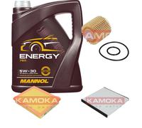 KAMOKA Controllo Set MANNOL Energy 5W-30 5L Per Toyota Prius Plus 1.8 Hybrid