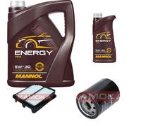 KAMOKA Controllo Set MANNOL Energy 5W-30 6L Per Suzuki Grand Vitara II 2.0
