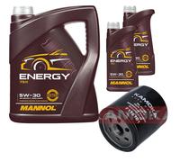 KAMOKA Controllo Set MANNOL Energy 5W-30 7L Per Ford Kuga II 2.0 TDCi