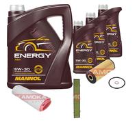 KAMOKA Controllo Set MANNOL Energy 5W-30 8L Per BMW 3er Touring 320d