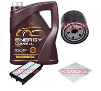 KAMOKA Controllo Set MANNOL Energy Combi LL 5W-30 5L Per KIA Carnival/Grand