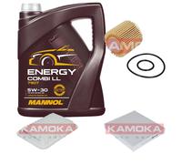 Kamoka Controllo Set mannol Energy Combi Ll 5W-30 5L per Legno per Toyota Verso
