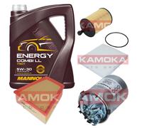 Kamoka Controllo Set mannol Energy Combi Ll 5W-30 5L per VW Di Polo 1.9