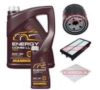 KAMOKA Controllo Set MANNOL Energy Combi LL 5W-30 6L Per KIA Carnival/Grand
