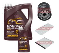 KAMOKA Controllo Set MANNOL Energy Combi LL 5W-30 6L Per Toyota Yaris Verso