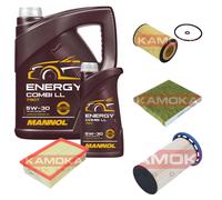 KAMOKA Controllo Set MANNOL Energy Combi LL 5W-30 6L Per VW Passat Variant