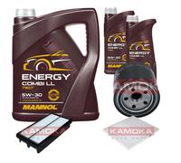 KAMOKA Controllo Set MANNOL Energy Combi LL 5W-30 7L Per KIA Carnival/Grand